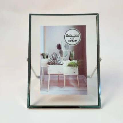Rama foto din sticla transparenta 10x15cm