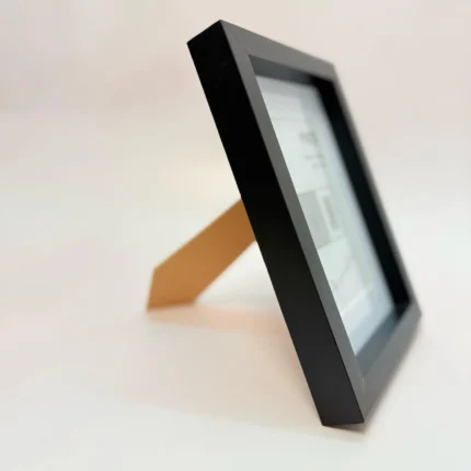 Rama Foto din Lemn Negru 10x15cm