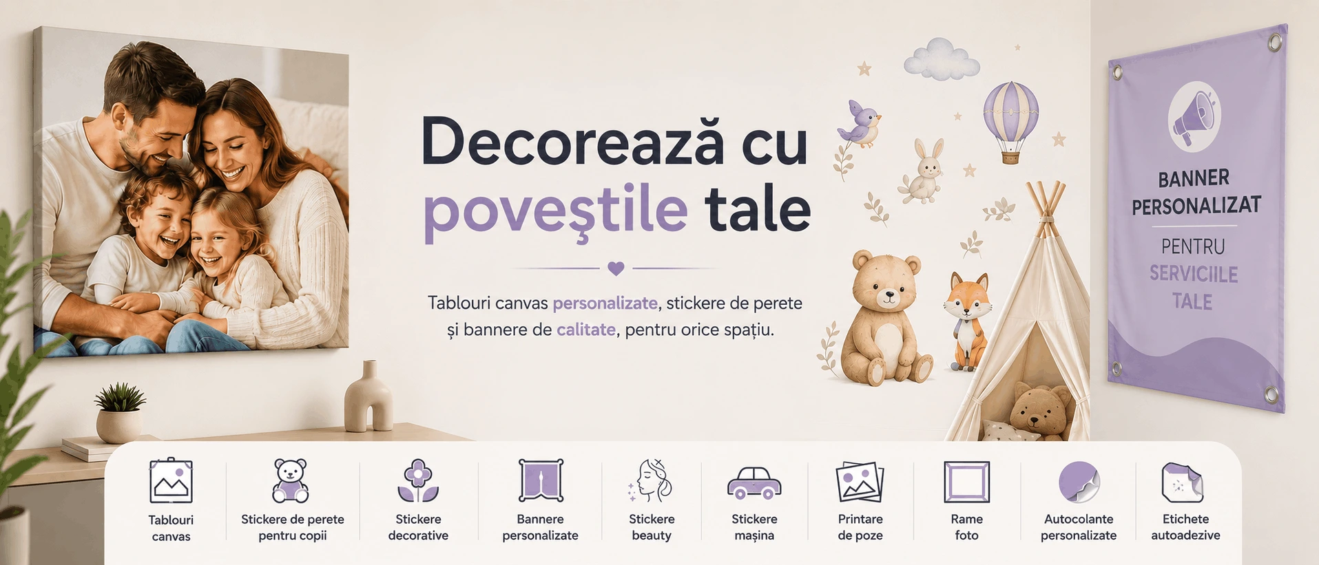 Tablouri canvas personalizate